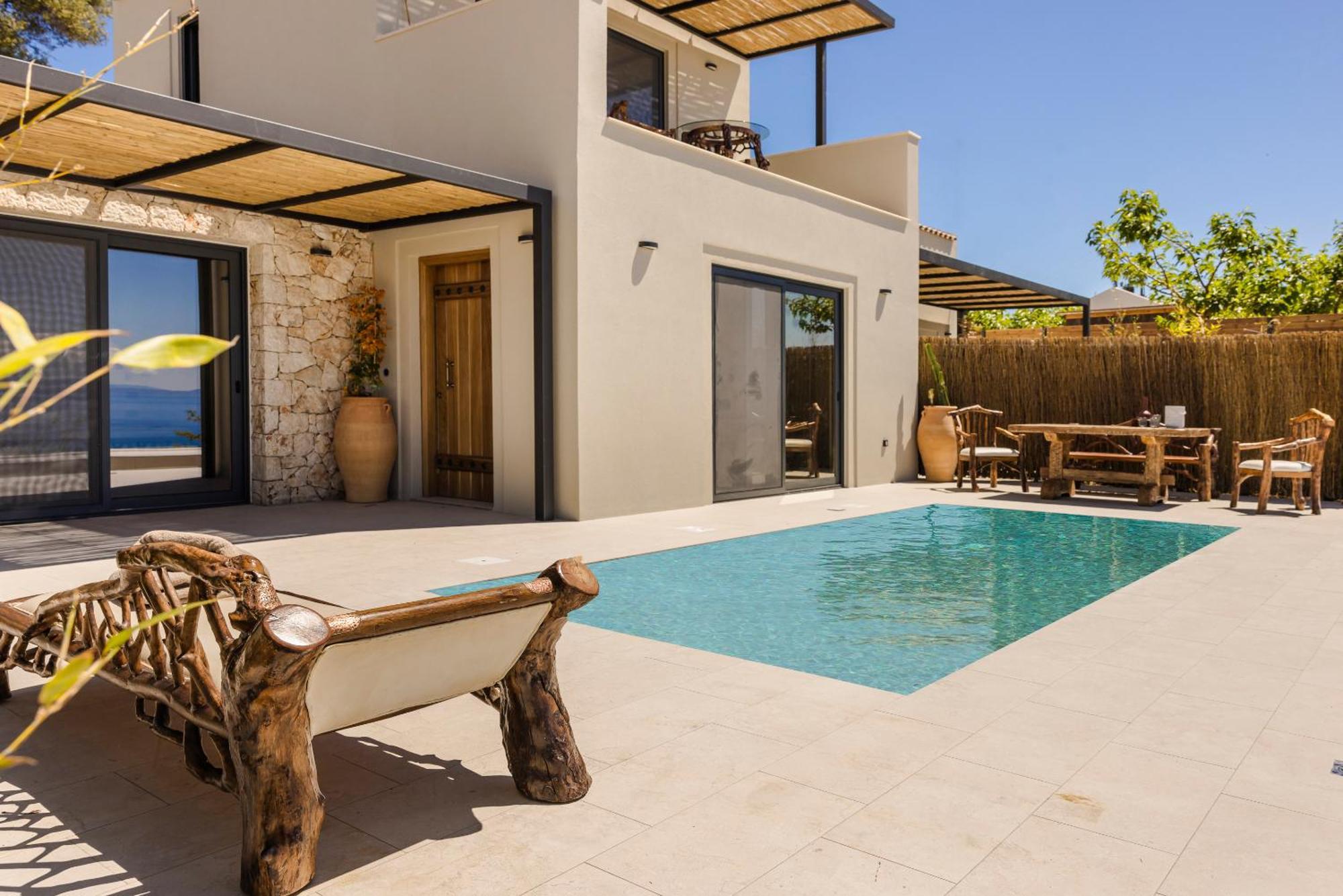 Hilaritas Luxury Suites Sea View, Private Pool & Jacuzzi Paradise Ratzaklíon Exteriör bild